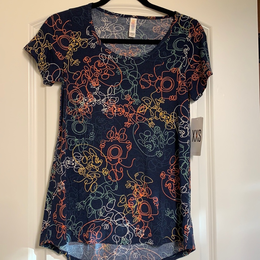 XXS Lularoe Disney Classic tee